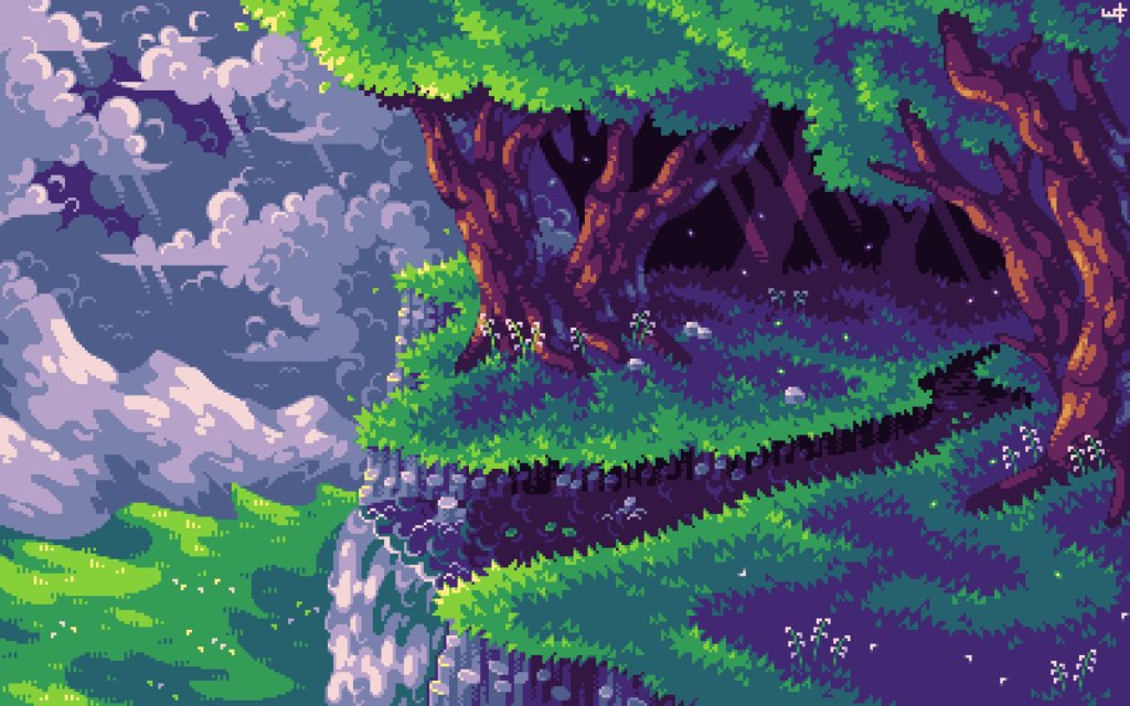 Enchanted Forest | Stable Diffusion Pixel Art Prompts
